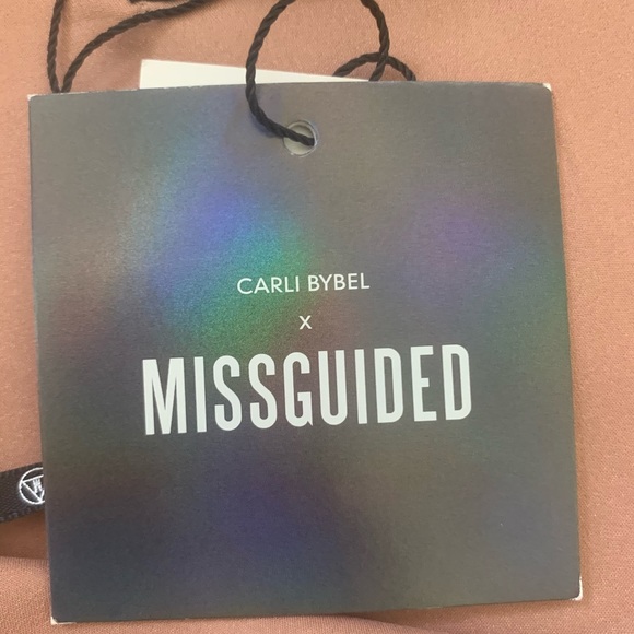 Carli Bybel x Missguided Rose Gold Pink Slip Dress - Picture 7 of 14